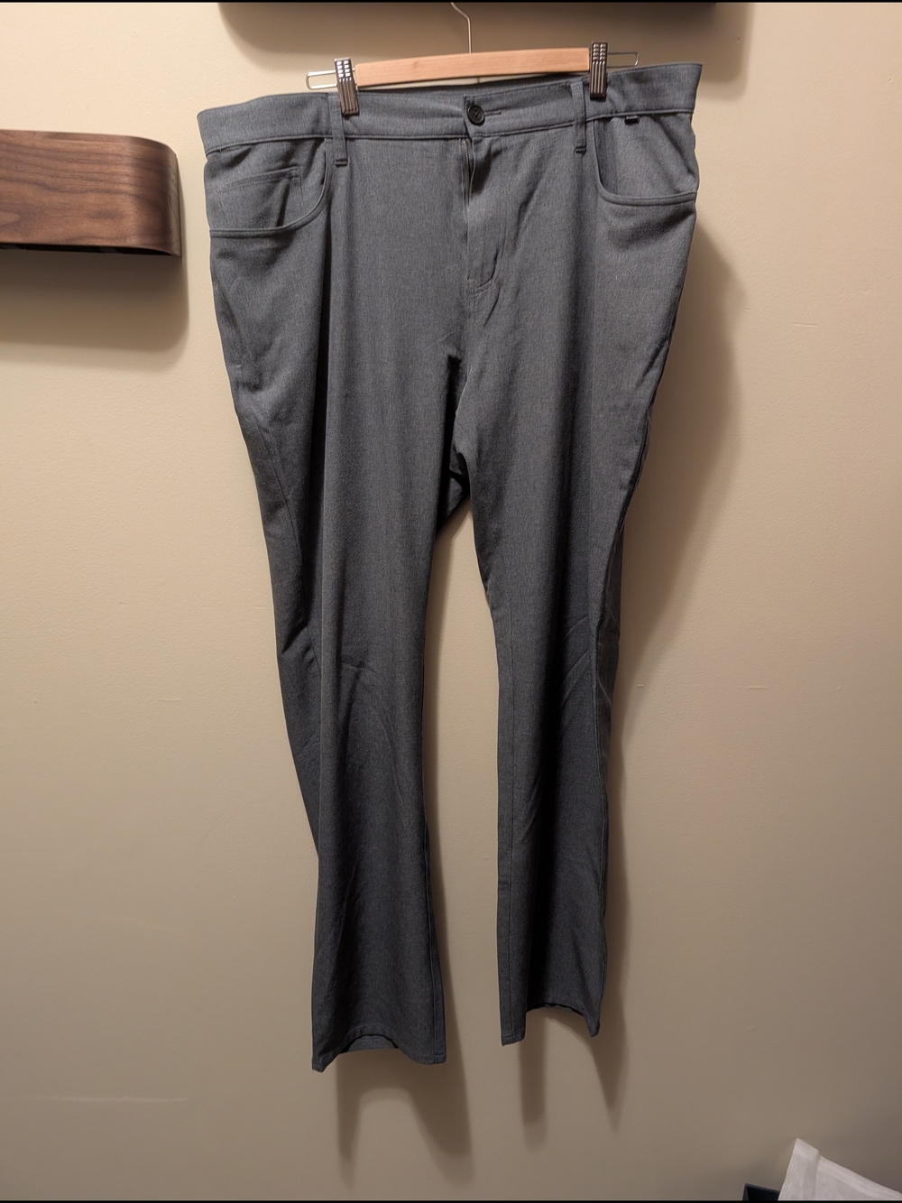 Travis Mathew Charcoal Gray Golf Pants - Straight Fit